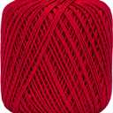 Coats Crochet - 182.0006 Fashion Crochet Thread, 3, Scarlet