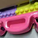 MEGA BLOKS First Builders Toddler Blocks Toy, Build n Learn Portable Activity Table with 30 Pieces and Built-In Storage, Pink, Kids Ages 1+ Years , 40.64 Cm X 13.34 Cm X 60.96 Cm