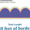 Carson Dellosa We Stick Together 39Ft of Purple Bulletin Board Borders