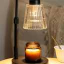 GODONLIF Candle Warmer Lamp with Timer Dimmable, Birthday Gifts for Women Mom, House Warming Gifts New Home Decor, Wax Melt Warmer for Jar Candles with 2 Bulbs