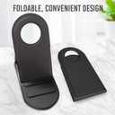 Generic MagSafe Charger Stand - Modern Luxury Style, Compatible with iPhone 14, 13, 12 Series, Magnetic Mount, Black Faux Leather Finish