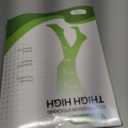 Thigh High Compression Stockings for Women and Men, 20-30 mmHg Medical Compression Socks, Closed Toe, Dot Top, Graduated Support Hoses for Leg Fatigue, Varicose Veins, Swelling (Medium, Beige)