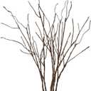 5PCS Artificial Lifelike Curly Willow Branches Decorative Dried Birch Twigs 25.9 Inch Fake Bendable Sticks Stems for Craft Vases Home Wedding Decor