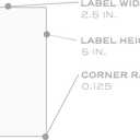 Bottle Labels Waterproof 5x2.5 Inch, 60 Blank Printable Vinyl Stickers for 4 oz Spray Bottles, Lotion, Cosmetics - Self-Adhesive Wraparound White Label Sheets for Inkjet, Small Business, DIY