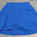 MEIVSO Womens Buttery Soft Tennis Skort Athletic Golf Skirt High-Rise Skirts Built-in Shorts with Pockets (Blue, M)