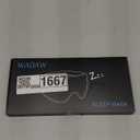 WAOAW Sleep Mask for Men Women: Blackout Eye Masks for Sleep - 3D Breathable Soft Comfortable Eye Mask for Travel - Adjustable Light Blocking Night Masks for Sleeping