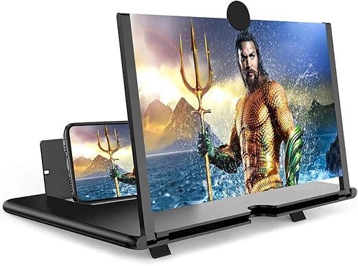 16inch Phone Screen Magnifier for Smartphone, Black