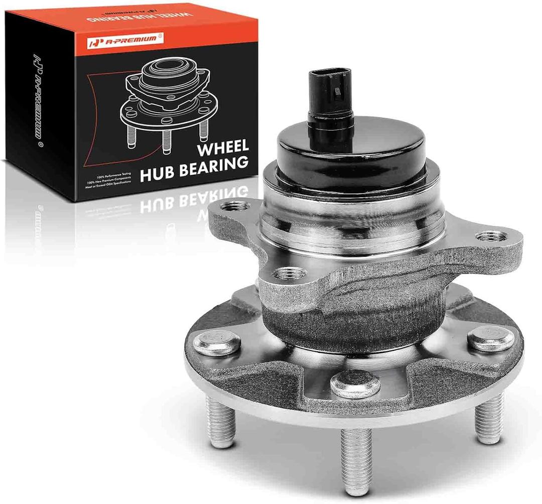 A-Premium Front Left Wheel Bearing and Hub Assembly with ABS & 5-Lug Compatible with Lexus - 2006-2015 - IS250 IS350 IS350 & GS300 GS350 GS430 GS450h GS460, RWD Only