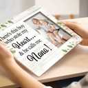 SRADMO Nana Picture Frame, Nana Frame, Pregnancy Announcements,Pregnancy Announcement For Grandparents,Grandma And Me Picture Frame,This Boy Calls Me Nana 10x8 Inch Wooden Tabletop Photo Frame (White)