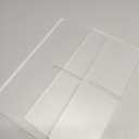 HOMSFOU Acrylic Book Holder for Kitchen Cooking Book Stand Recipe Reading Rack Stable Base Kitchen Stand Desktop