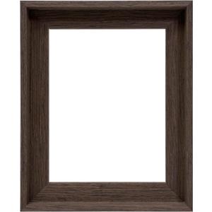 CANFRAVAS 16x20 Solid Wood Canvas Floater Frame, Wood Canvas Floating Frame, Floater Frame for 0.6"-0.8" Deep Canvas Paintings (16"x20", Dark Brown)