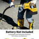 Cordless Concrete Vibrator Compatible with DeWalt 20V, For DeWalt 20V