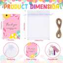 50 Set Easter Baby Shower Party Favors for Guests ''A Sweet Little Bunny Is on The Way'' Acrylic Shot Glasses Keychains Bottle Openers Thank You Cards Organza Gift Bags for Baby Shower Guests Souvenir