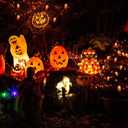 Cbebew Orange Halloween Lights, 25 FT Christmas String Lights with 25 C9 Incandescent Bulbs, Waterproof Halloween Decorations for Outdoor Indoor Patio Home Party Garden Yard Decor