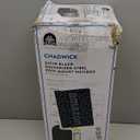 Architectural Mailboxes Chadwick Galvanized Steel Post Mount Mailbox, 8950B-10, Black, Medium Capacity