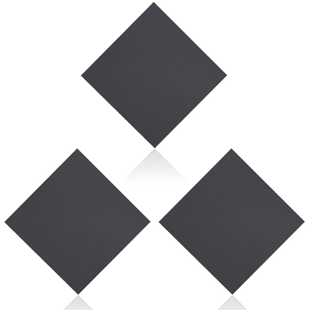3 x 3PCS Weldable Hot Rolled Mild Steel Plate 1/8" Thick Square Sheet Plate,5" x 5" Weldable & Paintable Steel Plates