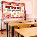 64 Pcs Red Ribbon Week Bulletin Board Anti Drug Awareness Bulletin Board Classroom Decoration Say No to Drugs for School Classroom Charity Event Party Supplies Chalkboard Wall Decor