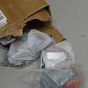 8 Pack 3 Inch Combo Caster Swivel Plate 4 w/Brake & 4 Plate Heavy Duty on Red PU Wheels with Heavy Duty Screws