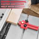 Saker Thin Rip Jig Table Saw Jig Guide, Making Repetitive Narrow Strip Cuts, Fit for 3/4" x 3/8" Slots, for Table Saw Band Saw Router Table