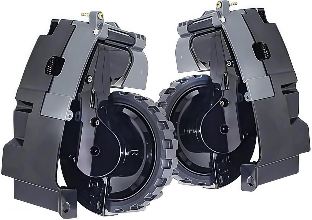 GIB Left & Right Drive Wheel Module Pair Compatible with iRobot Roomba i7 i7+ i8 i3 i6+/Plus E5 E6 E7 J7 J7+ J6+ Series Vacuum Cleaner Replacement Parts [Upgraded, Lower Noise]