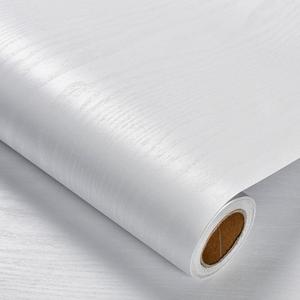 Heroad Peel and Stick Wallpaper Wood Contact Paper Wood Wallpaper White Wood Grain Contact Paper Thicken Textured for Cabinets and Drawers Countertops Waterproof Self Adhesive Vinyl 23.6" x 197"