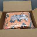 Floral Nursery 6x9 Area Rugs Washable Print Boho Cute Carpet Non Slip Flower Low Pile for Living Room Kids Girls Playroom Bedroom Kitchen Office Farmhouse-Yellow/Orange