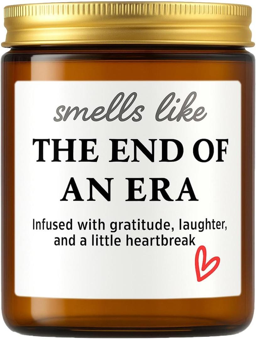 Retirement Gift for Woman Unique & Heartfelt Retirement Gifts for Men Lavender Memorable Farewell Gifts for Coworkers, Present for Boss, Friend, Office Goodbye Party by Joyqua, Brown, Medium