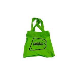 Small green tote bag, neon green 10 pack