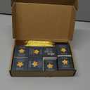 15 Sets Christmas Inspirational Gifts You're a Star Keep Shining Ornament with Support Boxes Plastic Positive Star Hanging Gift for Student Class Teacher Employee Coworker Xmas Tree Decor