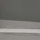 1" Cordless Mini Blinds 26" W x 48" H, White Vinyl Blinds, Horizontal Light Filtering, Window Blinds for Indoor Windows, Office, Kitchen, Bathroom and Living Room.
