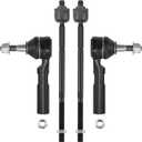 BDFHYK 4PC Inner Outer Tie Rod Kit for Dodge Journey 2009-2020