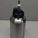One Gallon Water Bottle, 128oz Stainless Steel Insulated Water Bottle For Hot & Cold Drinks, BPA-Free, Wide Mouth, Leak-Proof Big Water Jug With Handle For Sports, Travel, Hinking & Camping, Silver