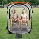 Sports Tent Shelter, Instant Weather Pod Pop Up Tent Shelter with Carry Bag, Clear View Bubble Tent for Watching Sports Events, Camping, Fishing, Portable & Foldable (1-2 People - 40" x40x62 H)