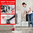 Small 1 Pack Scrub Brush Replace Head ONLY for O Cedar RinseClean 2-Tank Spin Mop, NOT for EasyWring 1-Tank System