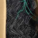 Black PVC Coated Welded Wire Fence 24 Inch x 50 Foot, 2 Inch x 3 Inch 16GA, Garden Border Fencing Roll Vinyl Coating Metal Wire Mesh for Yard Vegetable Plant Protection Poultry Netting