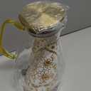 2.8 Liter Glass Pitcher with Lid, Transparent, Thermal Shock Resistant, Microwave Safe, Natural, 2.8L, Round, 6x12 Inches