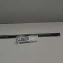 Ivilon Drapery Window Curtain Rod - End Cap Style Design 1 Inch Pole. 72 to 144 Inch Color Black
