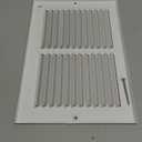 Howeall 10"W x 6"H [Duct Opening Size] Steel Return Air Grille, Air Return Vent Cover for Ceiling and Sidewall - HVAC Air Vent Covers - [Outer Dimensions: 11.75"W x 7.75"H]