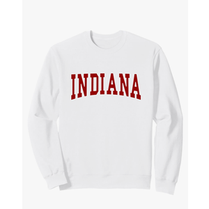 INDIANA - Throwback Design - Classic Sweatshirt size L