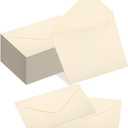 180 Packs Mini Envelopes Small Envelope with Gummed Seal, Paper Business Card Envelopes, Bulk Tiny Envelope Pockets for Small Note Cards, 4 x 2.7 Inches (Cream)
