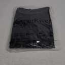 Women's Lace Pattern Round Neck Tops - Semi-Sheer Short Sleeve Tee, Embroidered Summer Blouse (XX-Large, Black)