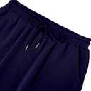 SOFIA'S CHOICE Women's Drawstring Midi Skirts High Elastic Waist Skirt (Blue, L)