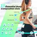 RunStar Smart Scale for Body Weight and Fat Percentage, High Accuracy Digital Bathroom Scale with Large Display for BMI Heart Rate 22 Body Composition Analyzer Sync with Fitness App 400lb