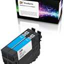 Remanufactured Ink Cartridge Replacement for Epson 220 for XP-320 XP-420 XP-424 WF-2630 WF-2650 WF-2660 WF-2750 WF-2760 (2 Cyan)
