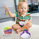 2 x Khelna Sensory Activity Ball with 20 Strings | Fidget Toy for Kids with Autism, ADHD, and Anxiety | Stress Relief Toy for Toddlers | Kids Ages 3 to 12 | Adult