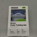 Diggs Groov Crate Training Aid for Puppies and Nervous Dogs  Calming Lick Mat for Crate Training & Separation  Puppy Enrichment Toy with Freezer Shell  BPA-Free  (Royal)