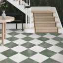 FloorPops x Chris Loves Julia Bonneville Jade Peel and Stick Floor Tiles, FP6332