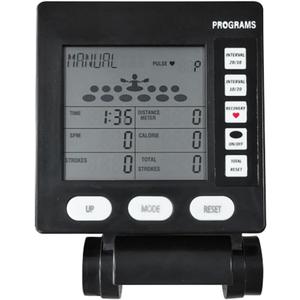 Multifunctional Rowing Machine Counter Speedometer LCD Display Counter Monitor Rower Replacement Parts