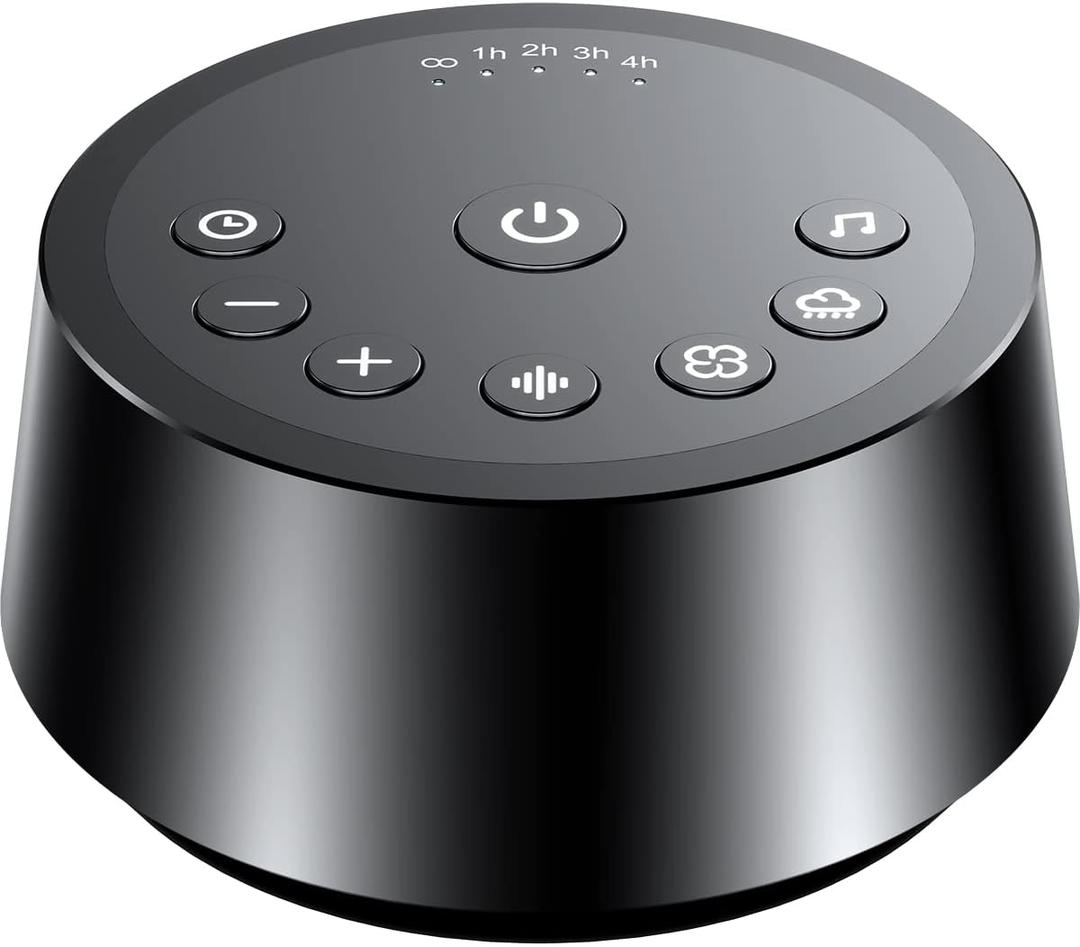 Color Noise Sound Machines with 25 Soothing Sounds Sleep White Noise Machine 32 Volume Levels 5 Timers and 4 Sound Categories and Memory Function for Home Office and Travel (Black) Color Noise Sound Machines with 25 Soothing Sounds Sleep White Noise Machine 32 Volume Levels 5 Timers and 4 Sound Categories and Memory Function for Home Office and Travel (Black)