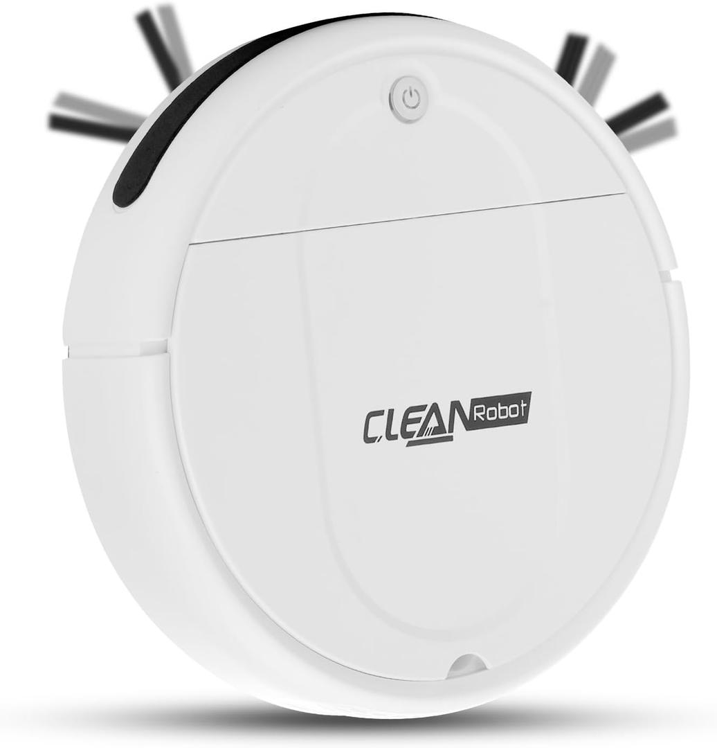 Robot vacuum, featuring a 3-in-1 comprehensive cleaning system that vacuums and mops, with 3000Pa suction power. This ultra-thin and quiet robot vacuum and mop is ideal for pet hair and hard floors-w2